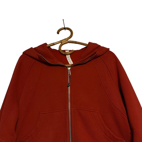 Lululemon | Scuba Oversized Full-Zip Hoodie Terra Orange Size XS/S - Picture 4 of 14